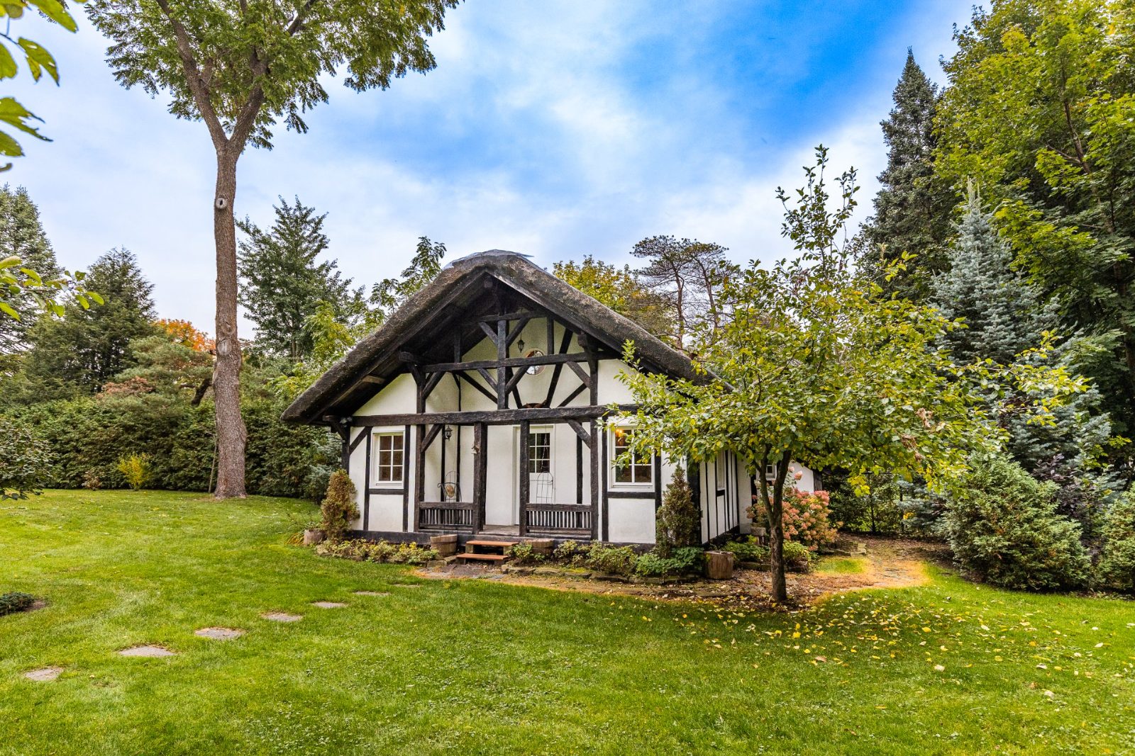 Pavillon à colombages